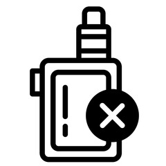 Vaping device icon