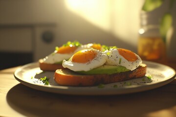 Eggs and Avocado Plate