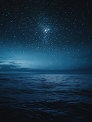 Wall Mural - ocean at night