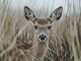 Deer in Tall Grass