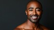 © Oksana Smyshliaeva - Confident Handsome Man with Charismatic Smile Studio Portrait