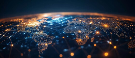 Abstract global network concept