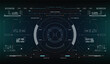 © Pakpoom - HUD futuristic scifi concept system technology simulation concept. UI, GUI display for game, drone screen, space ship, radar vector.