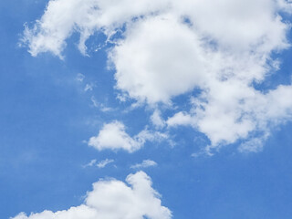 blue sky high shape outdoor group of white clouds background in summer abstract gradient light beauty background. beautiful bright cloud and calm fresh wind air