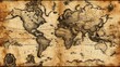 © Kaan - Elegant old world map vector illustration