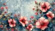 © 熙妍 杨 - Simple Design on Floral Background - an elegant and charming visual. The simple yet beautiful design stands out against the lovely floral backdrop.