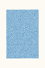Wall Mural - coral pattern print. wall art. modern art. created with generative ai technology