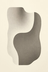 Wall Mural - minimalist abstract art print. wall art. modern art. created with generative ai technology