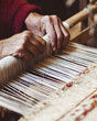 © photo for everything - Artisan’s Hands Weaving Traditional Textiles | Celebrating Craftsmanship and Cultural Heritage