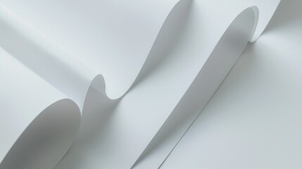 Canvas Print - Seamless background of crisp, smooth white printer paper, perfect for digital illustrations or graphic design projects.