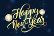 © nabeelbaigart - Happy New Year. Lettering text for Happy New Year