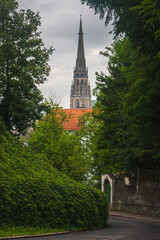 Wall Mural - In the historic centre of Linz, Austria