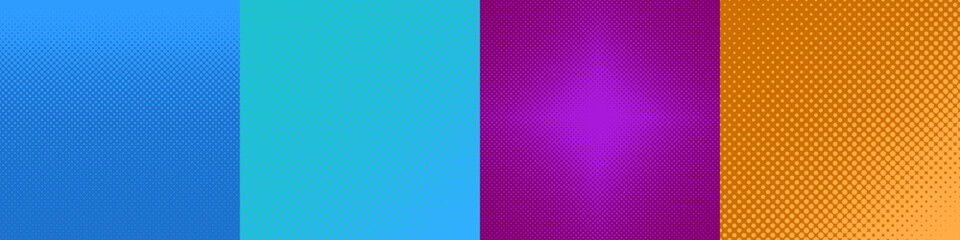 Poster - abstract halftone pattern collection