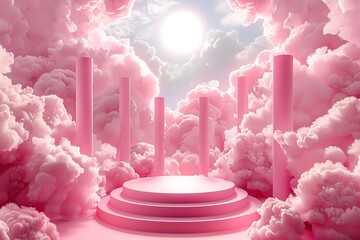 Canvas Print - Pink Cloud Dreamland