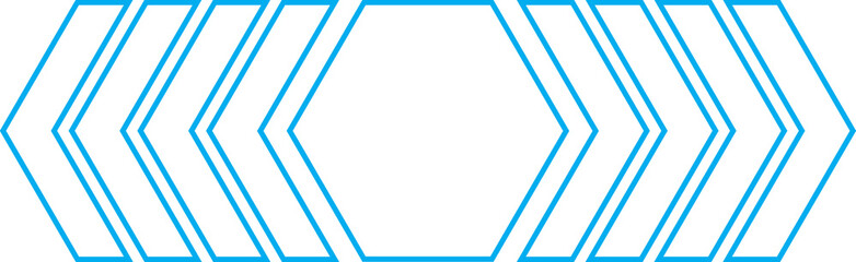 Wall Mural - frame abstract geometric shape technology futuristic interface hud elements digital design.