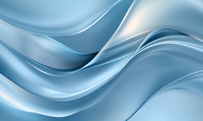 abstract blue wave background-generative aI