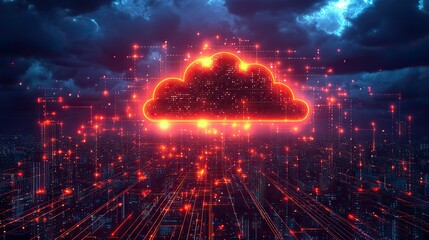 Wall Mural - a representation of paas (platform as a service) technology, highlighting its role in internet devel