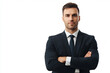 © 月 明 - Man in a suit on a white background