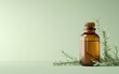 © Sukifli.D - Aromatherapy essential oil bottle with fresh rosemary sprigs