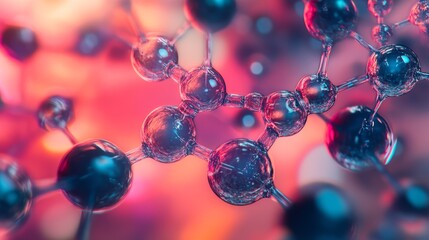 Molecular structure background