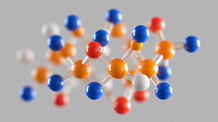 Molecular structure background