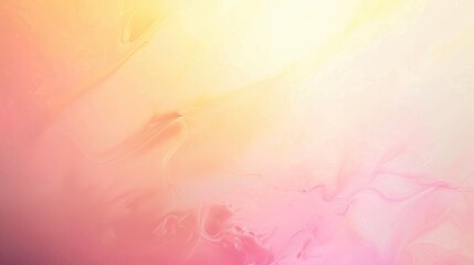 Poster - A bright pink and yellow background with a white line