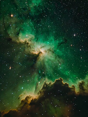 green cosmos background 2