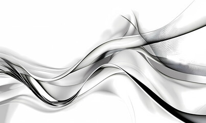 Canvas Print - black and white abstract background