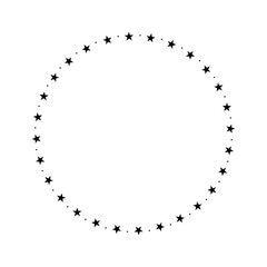 Stars in circle icon vector illustration
