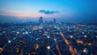 © Phanupong - Smart City Network  Digital Connection  Urban Technology  Global Communication