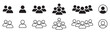 © Pakiza - People icon set in trendy flat style.