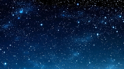 vast expanse of a dark blue night sky with many twinkling stars.