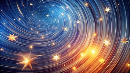 Wall Mural - abstract background of blurred light trails resembling star orbits in the sky, abstract, blur, light