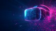 © Rupak - Futuristic individual immersed in virtual reality headset technology