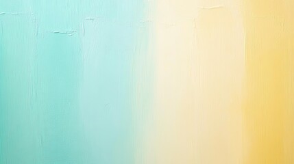 Canvas Print - Pale Aqua and Light Lemon Gradient