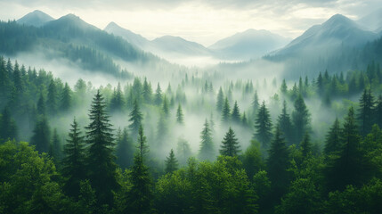  A captivating nature-inspired backgrounds with vivid high-definition forest textures and soft gradients