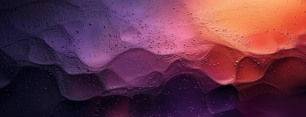 Grainy Gradient Background Purple Pink Abstract Glowing Color Wave Dark Backdrop Noise Texture