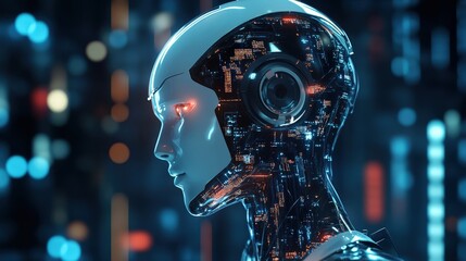 Wall Mural - ai in marketing: analyze how businesses use ai to enhance marketing strategies