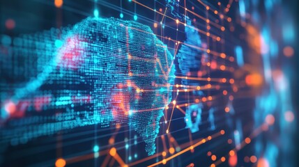 Wall Mural - ai technology in finance