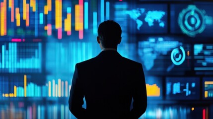 Wall Mural - applications of big data in business