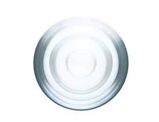 Wall Mural - Smooth circular glass shape with concave indentations