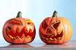 © YuliiaMazurkevych - Halloween event background with pumpkins, greetings and Halloween celebrations.