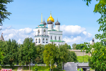 Wall Mural - View of the Pskov Kremlin (Krom), Pskov, Russia