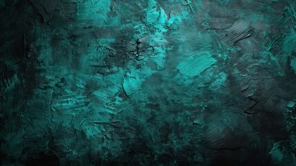 Wall Mural - Abstract Dark Green and Black Textured Background