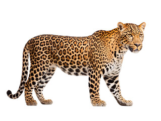 Aufkleber - a Wild Leopard isolated on transparent background