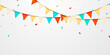 © HNKz - party flag background for celebration vector illustration