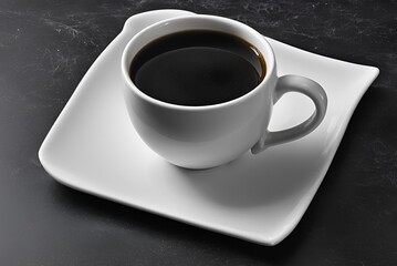 cup of coffee on table