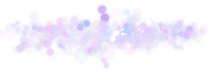 Canvas Print - magical bokeh sparkle effect on transparent background