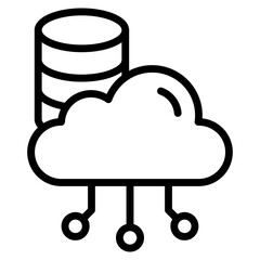 cloud data icon