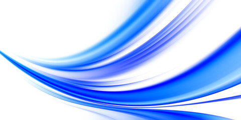 Wall Mural - technology communication concept blue background, abstract blue wave